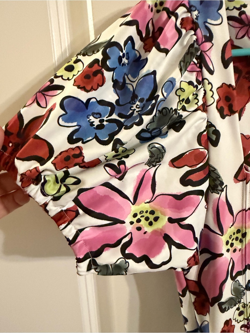 Smith & Quinn NWT Floral Maxi Dress with Pink, Red and Blue Blooms - Picture 7 of 10